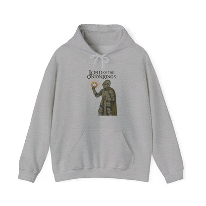 Lord of the Onion Rings Medieval Parody Hoodie