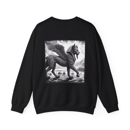 Egyptian Sphinx Graphic Sweatshirt