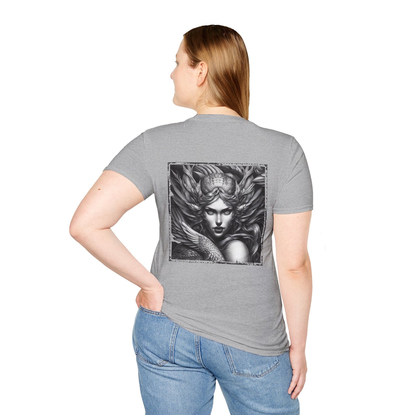 Greek Siren Monster Graphic T-Shirt