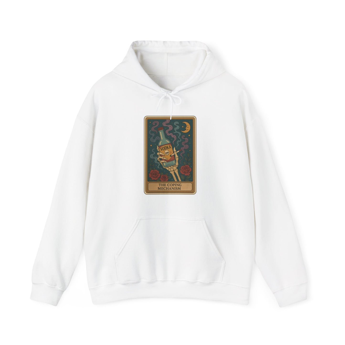 Mock Tarot Card "The Coping Mechanism" Hoodie