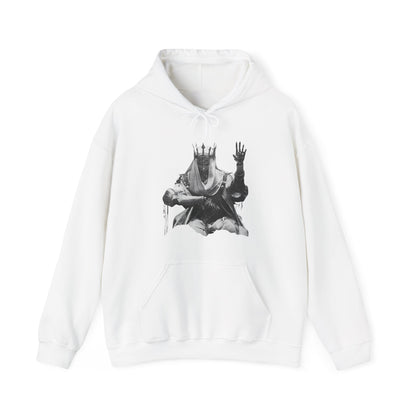 Gothic Chrome King Illustration Hoodie