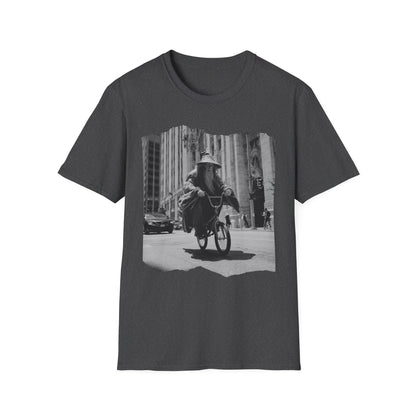 Gandalf on BMX Unisex T-Shirt