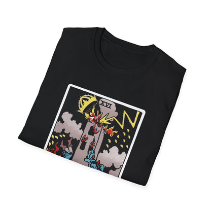 Camiseta de la Carta del Tarot La Torre