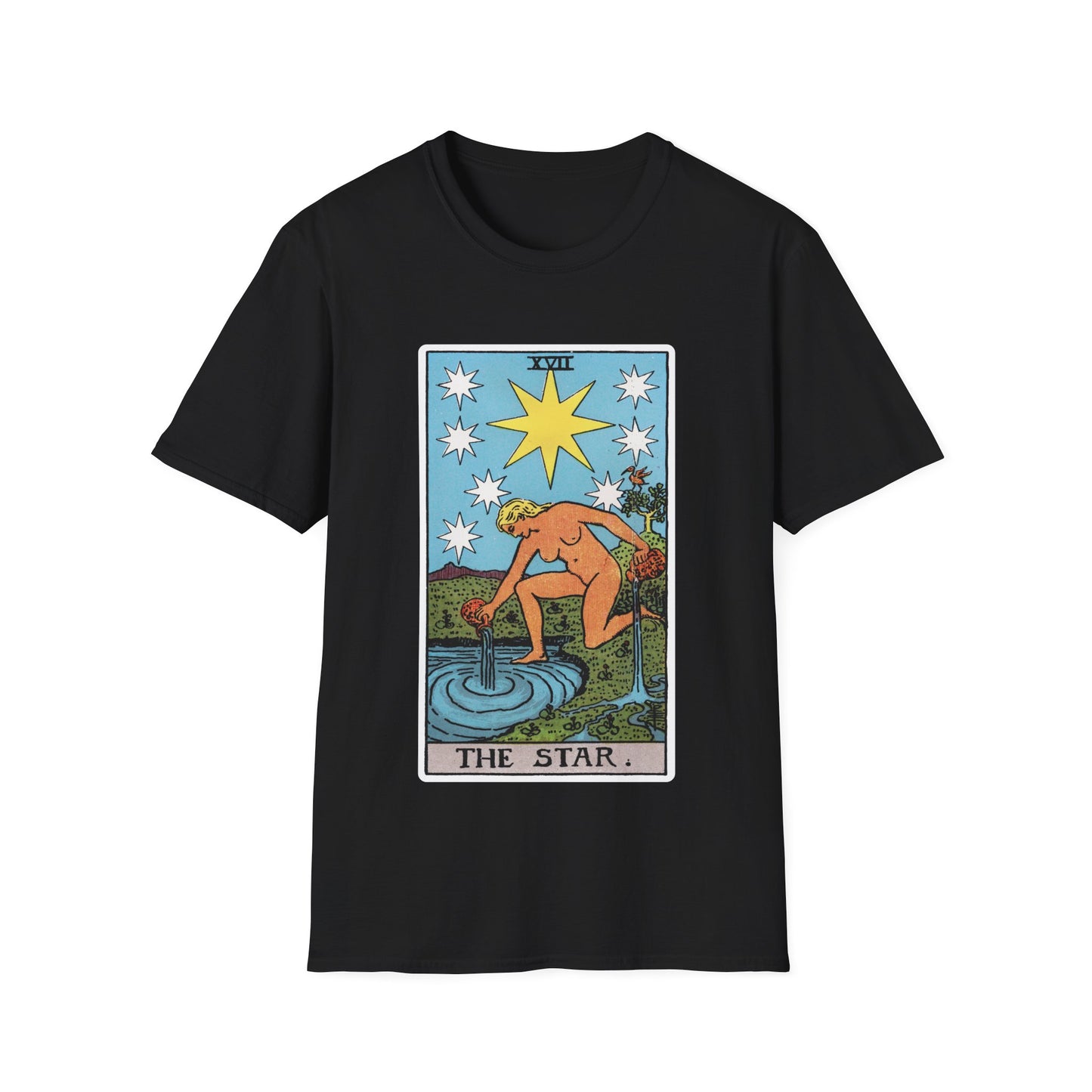 Stern-Tarotkarten-T-Shirt
