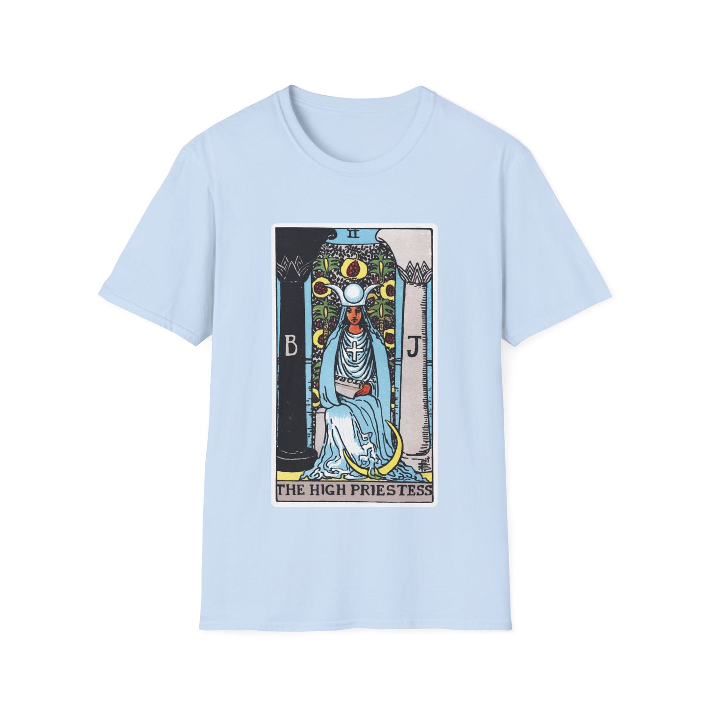 Camiseta de la Carta del Tarot La Suma Sacerdotisa