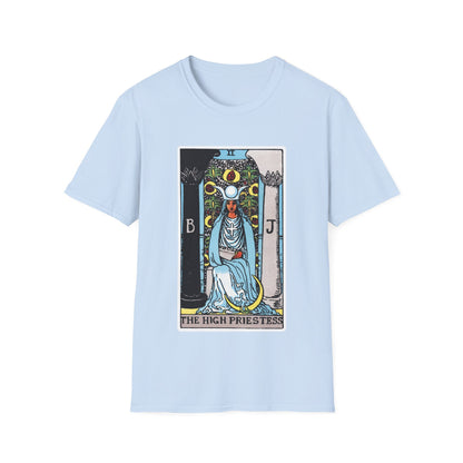 Camiseta de la Carta del Tarot La Suma Sacerdotisa