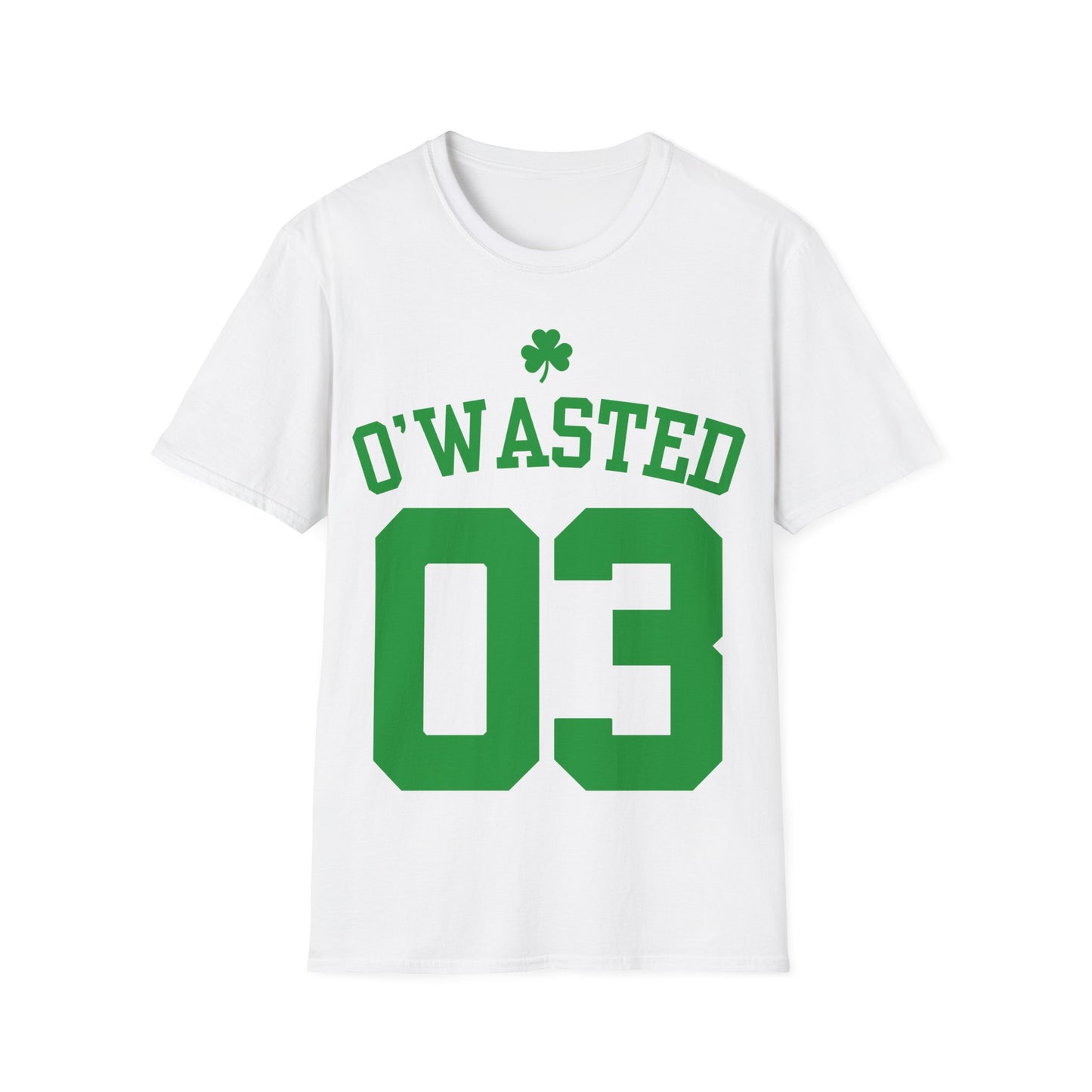 Camiseta de Jersey del Día de San Patricio O'Wasted