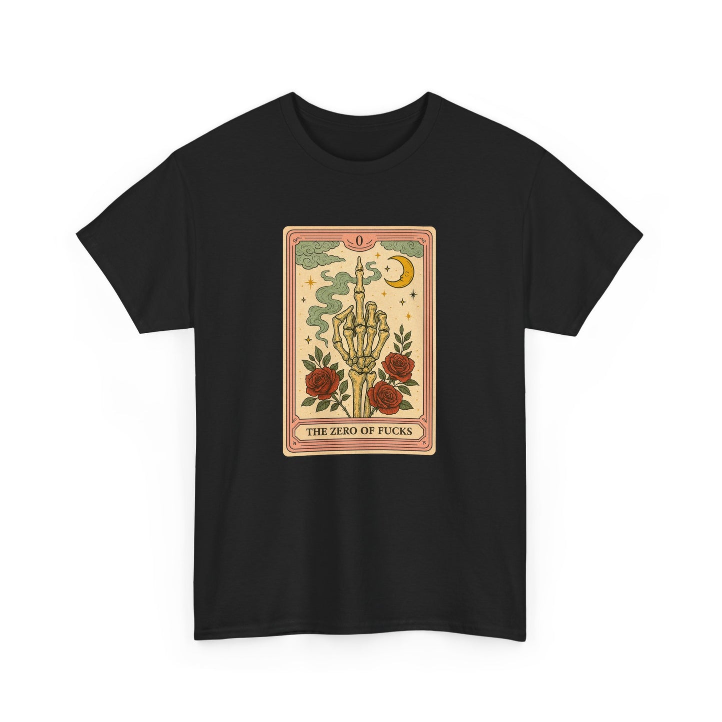 Mock Tarot Card "The Zero of Fucks" Unisex T-Shirt