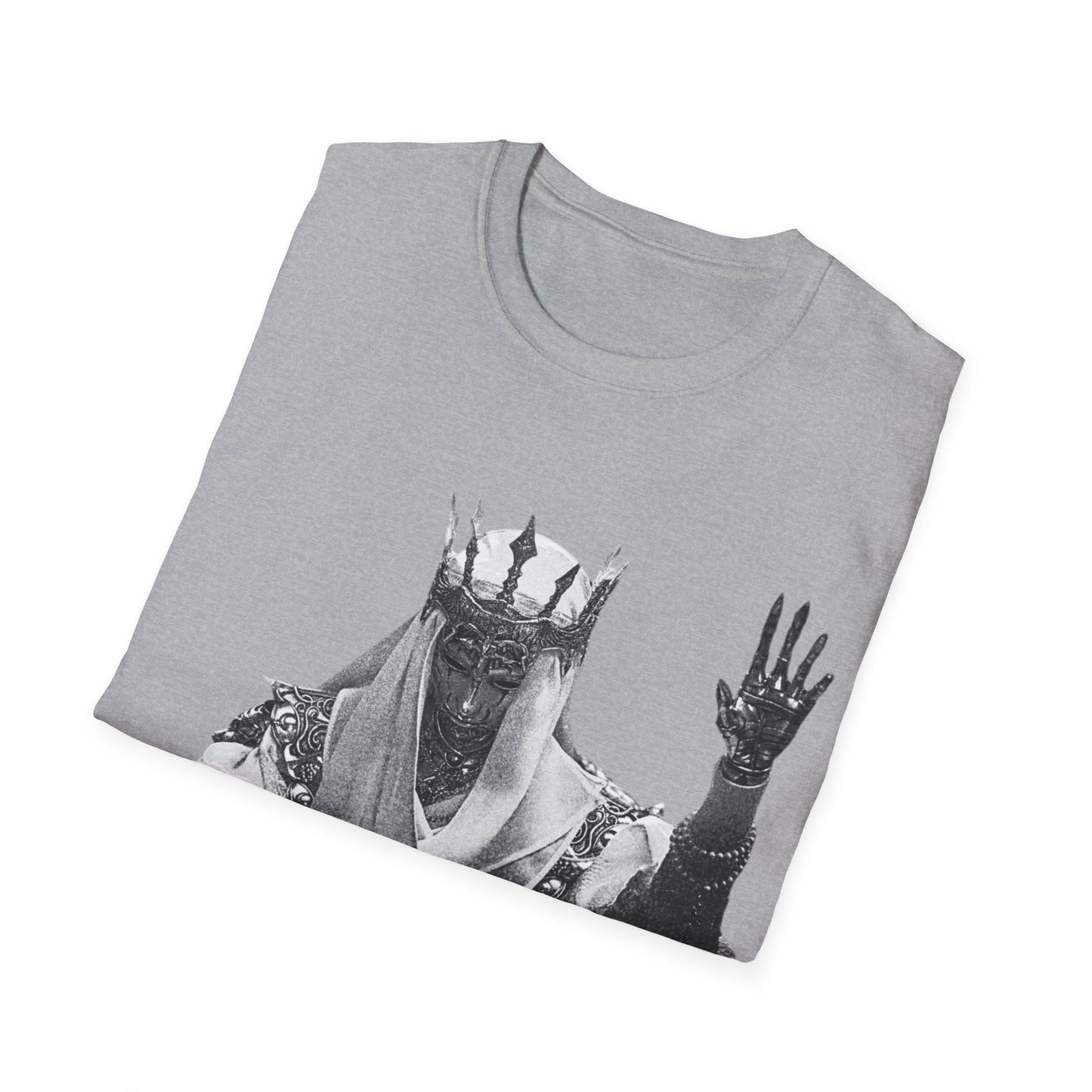 Gothic Chrome King Illustration T-Shirt