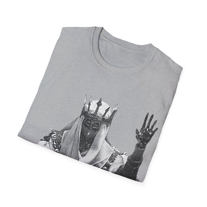 Gothic Chrome King Illustration T-Shirt