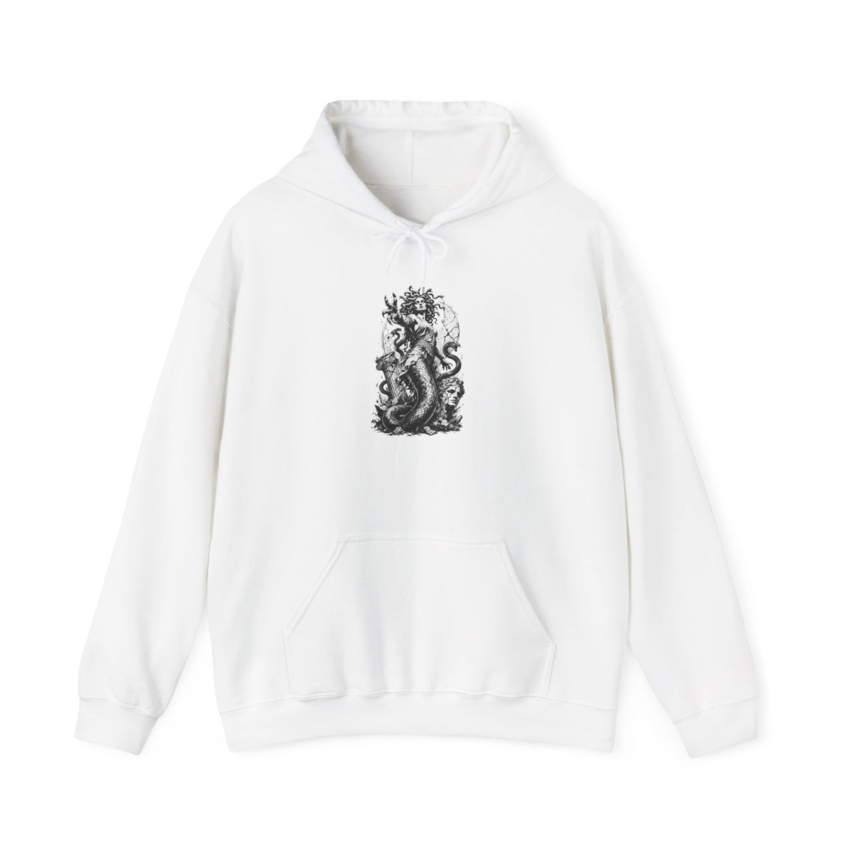 Medusa Illustrated Hoodie (Front)