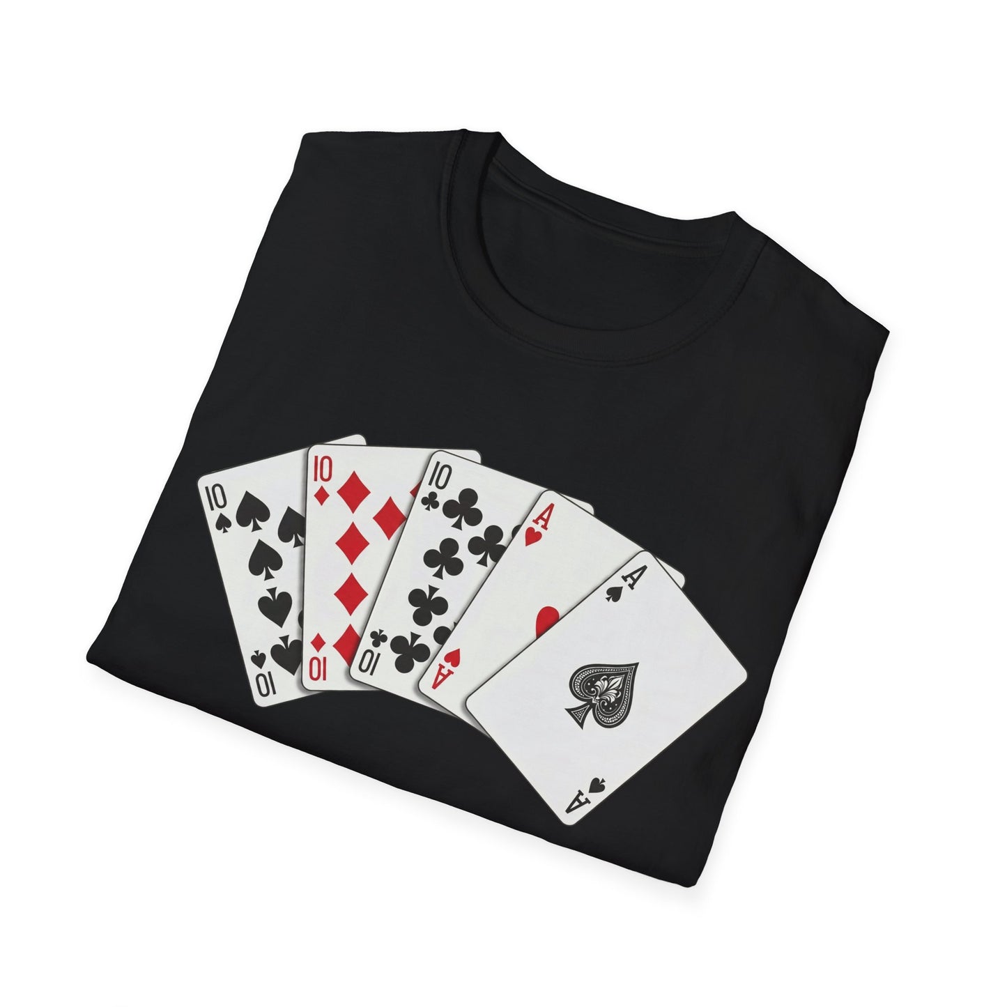Full House Poker Cards T‑Shirt
