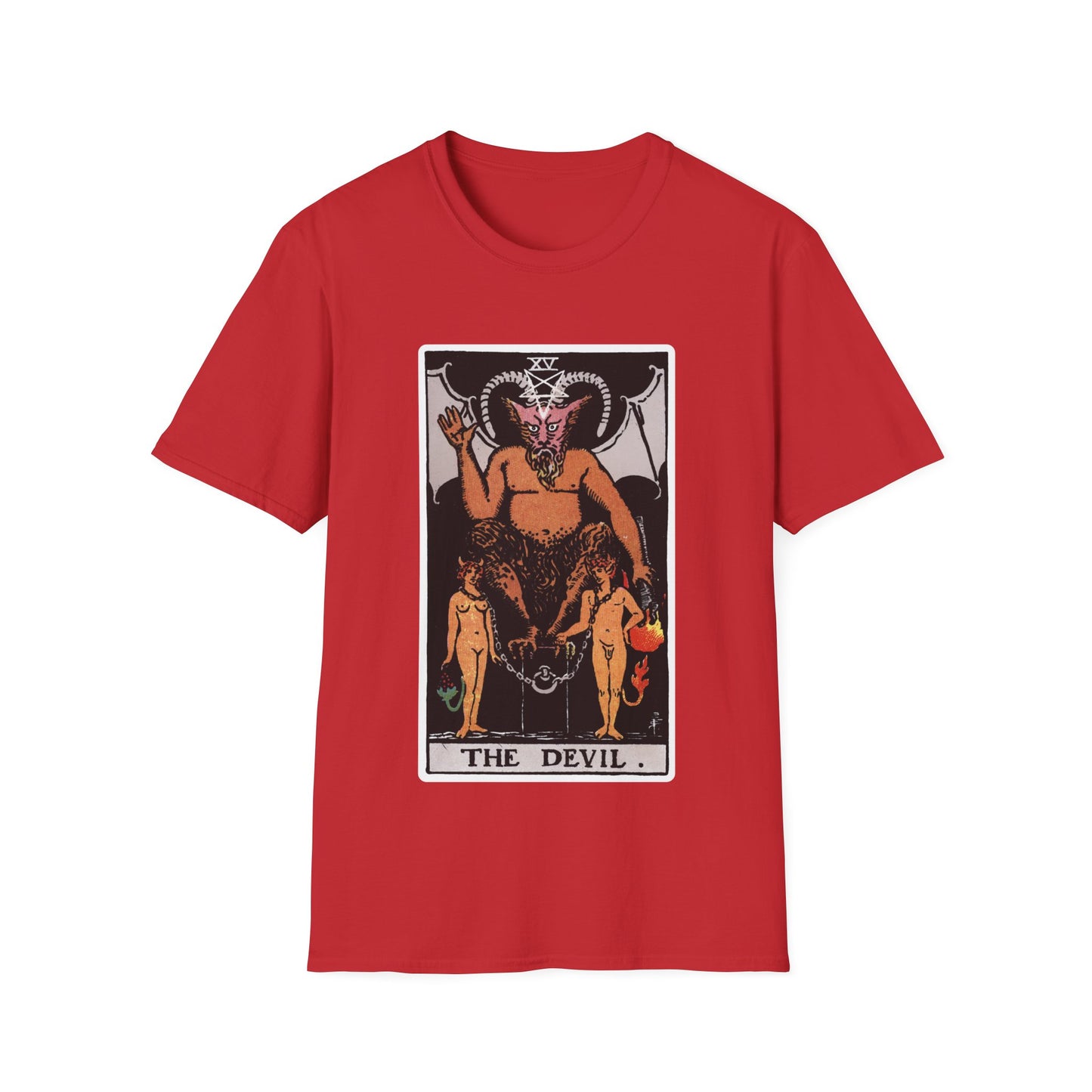 Teufel Tarotkarte T-Shirt