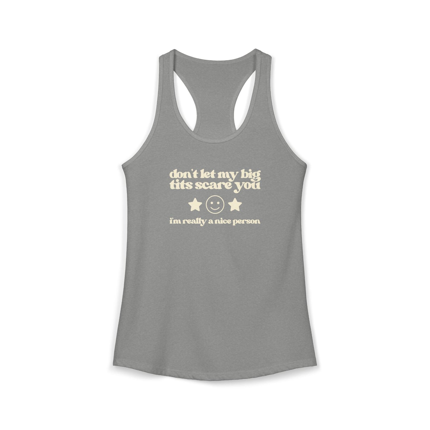 Dont Let My Big Boobs Scare You Y2K Tank