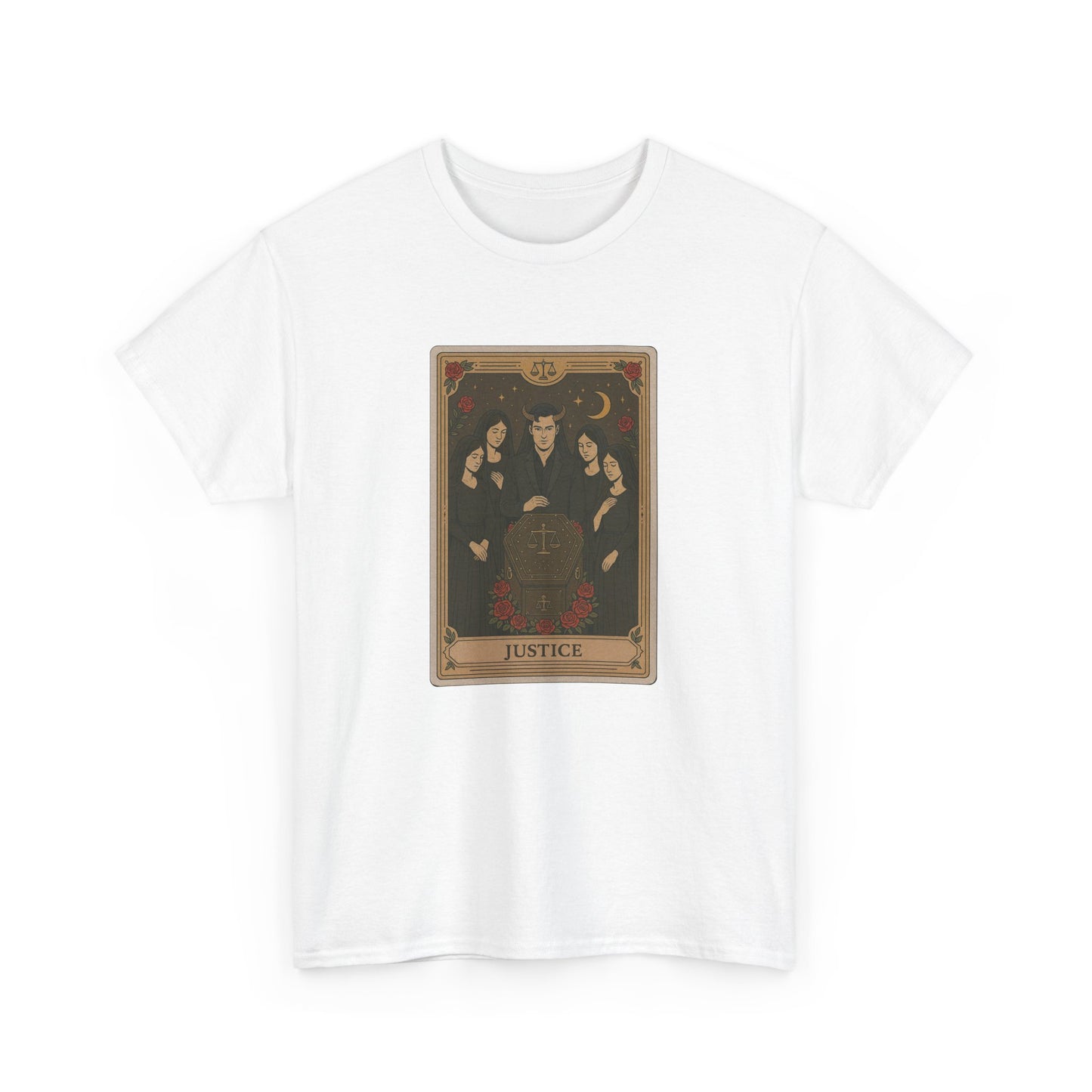 Mock Tarot Card "Justice" Unisex T-Shirt