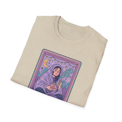 "The Hermit" Cartoon Tarot Card T-Shirt