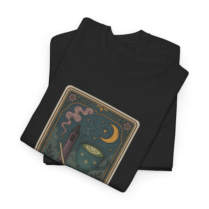 Mock Tarot Card "The Breakfast" Vape and Matcha Unisex T-Shirt