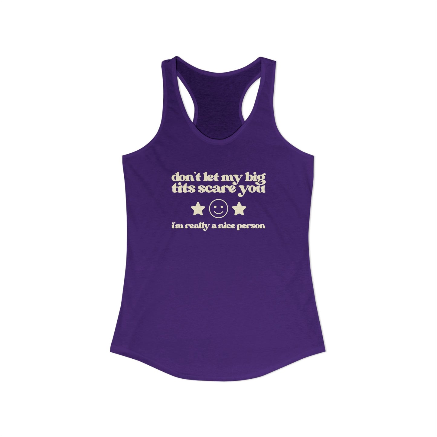 Dont Let My Big Boobs Scare You Y2K Tank