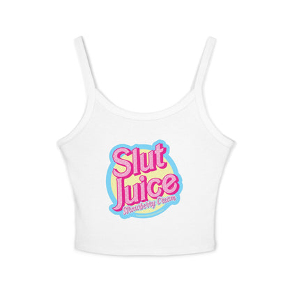 Spaghetti-Träger-Oberteil „Slut Juice“