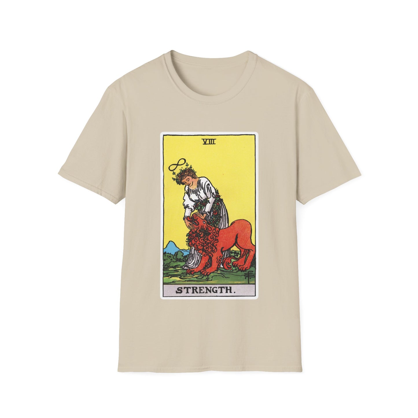 Stärke Tarotkarten-T-Shirt