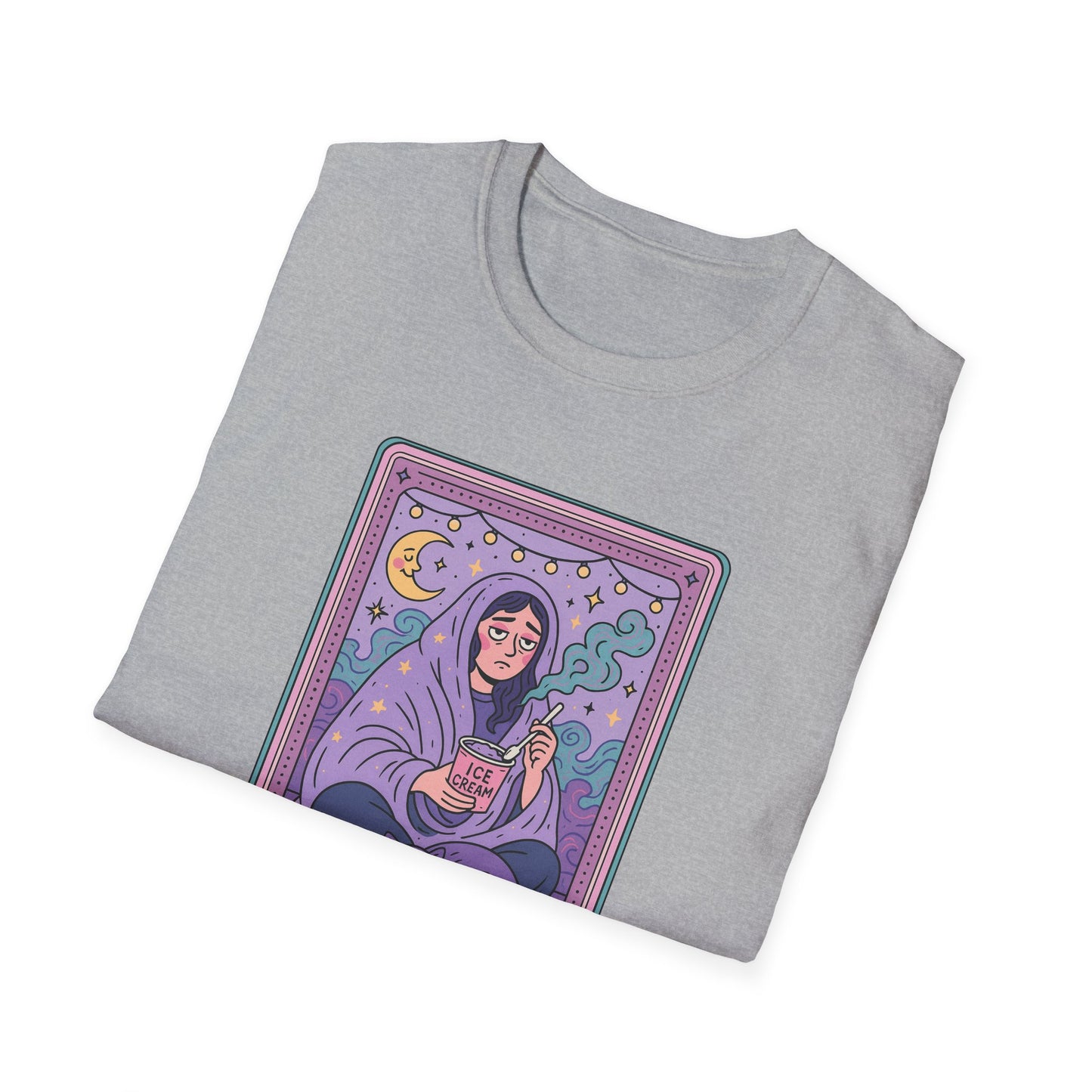 "The Hermit" Cartoon Tarot Card T-Shirt