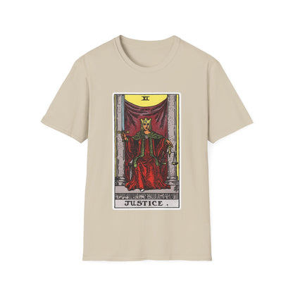 Camiseta de la Carta del Tarot de la Justicia