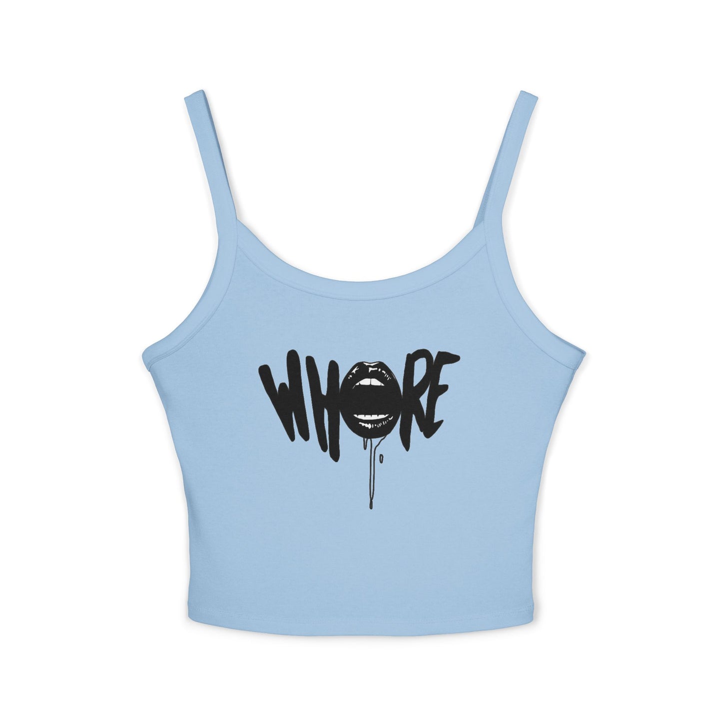 'Whore' Graffiti Lip Westentop