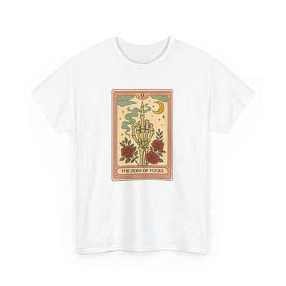 Mock Tarot Card "The Zero of Fucks" Unisex T-Shirt