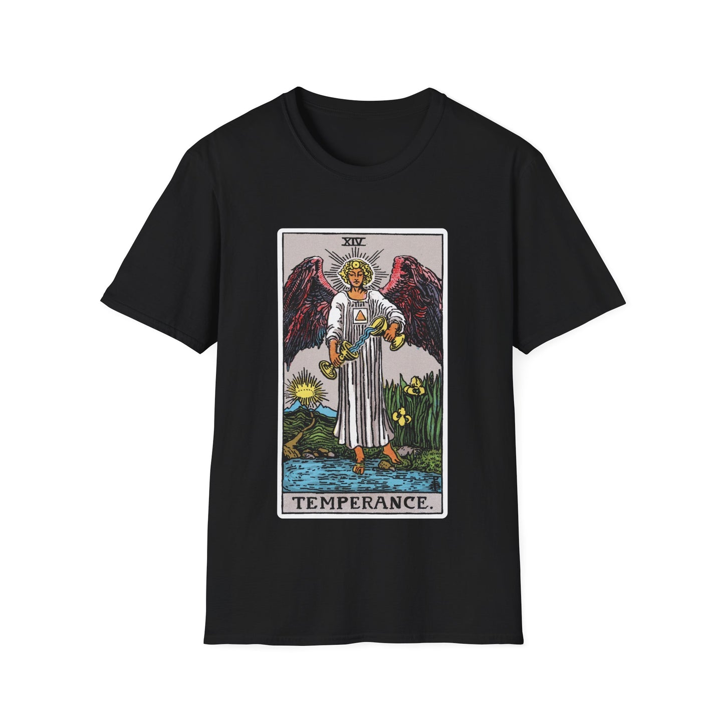 Mäßigkeit Tarotkarten T-Shirt