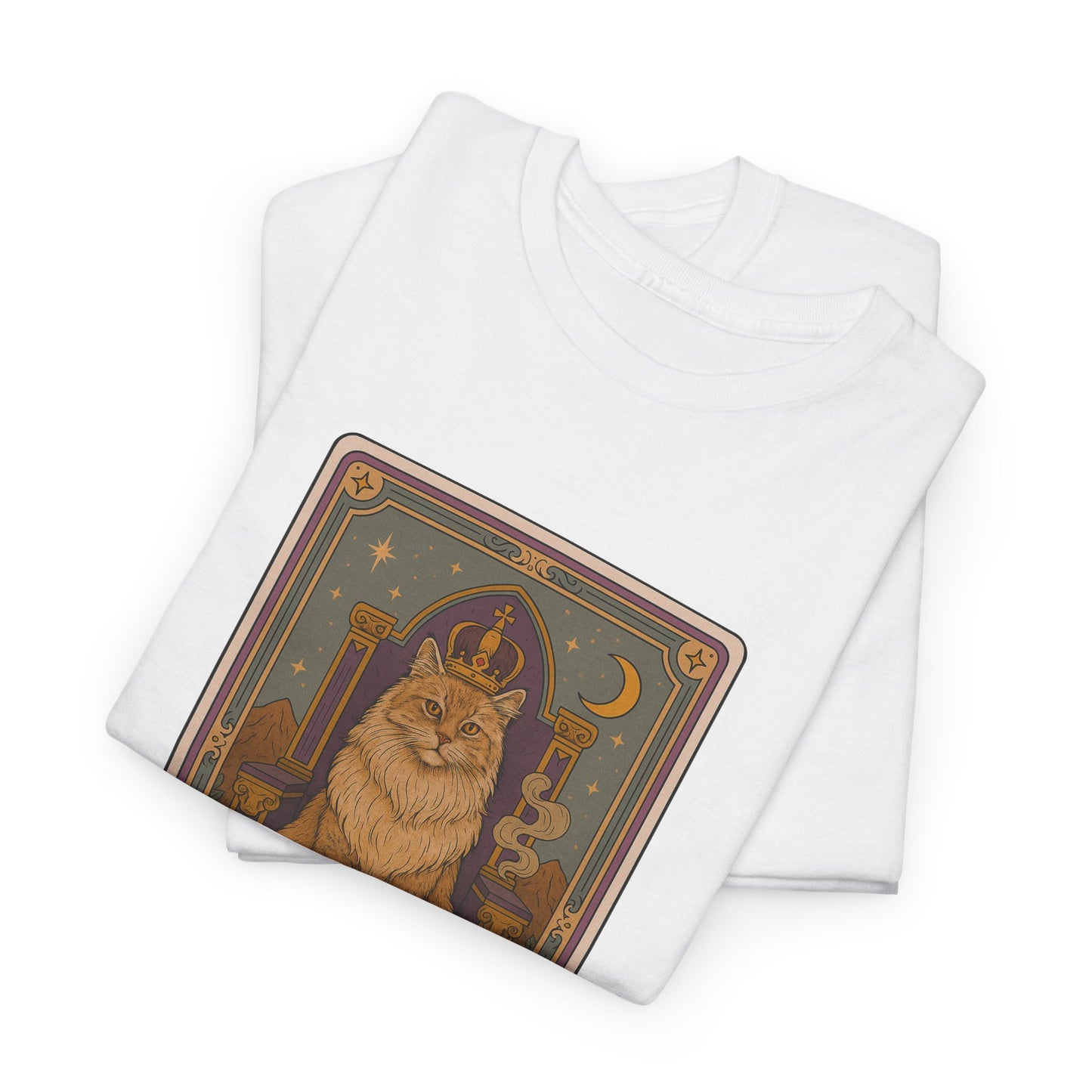 Mock Tarot Cards "The Emperor" Cat Unisex T-Shirt
