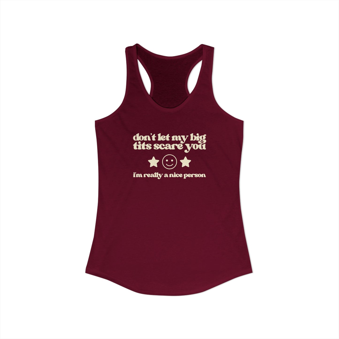 Dont Let My Big Boobs Scare You Y2K Tank