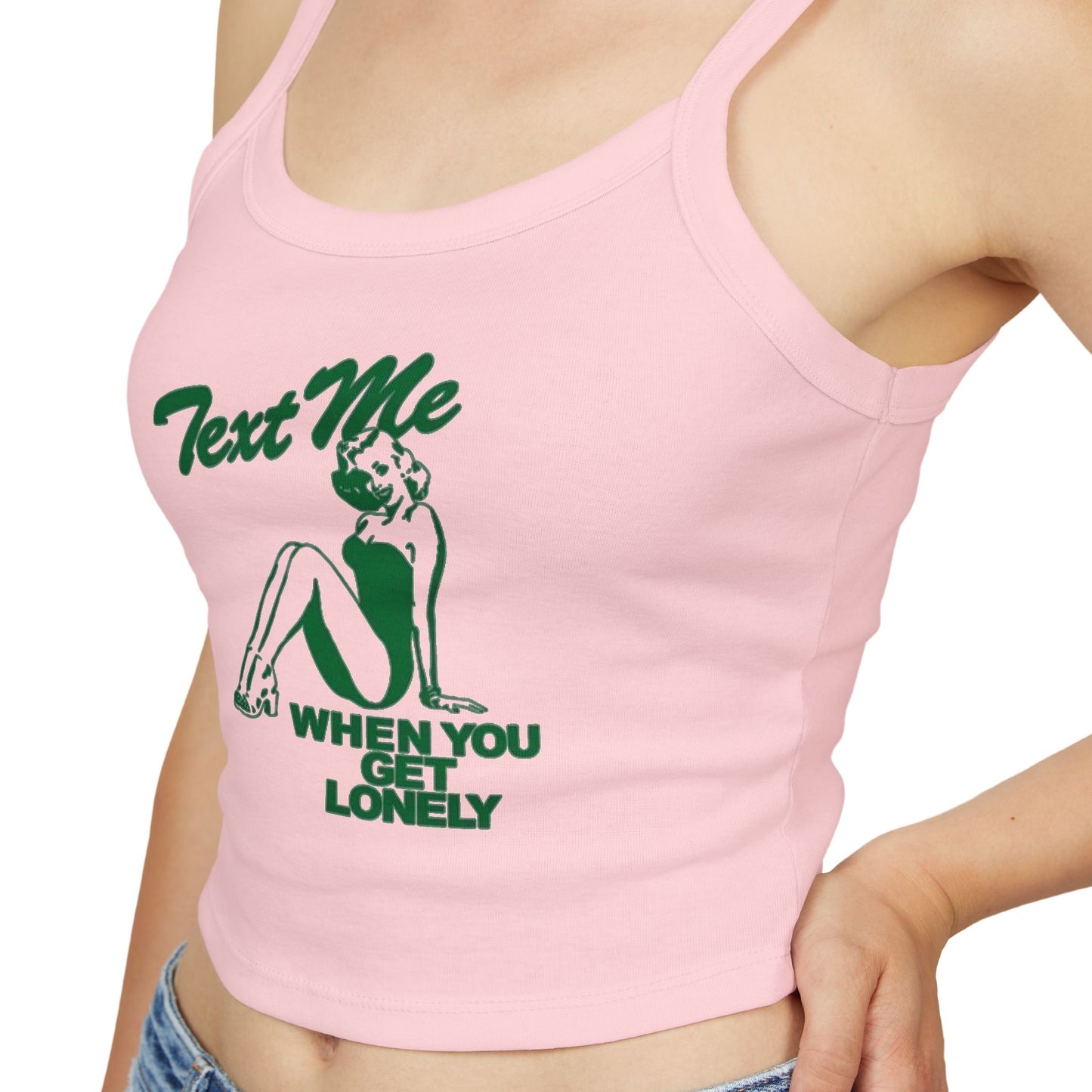 Text Me When You Get Lonely Neckholder-Top