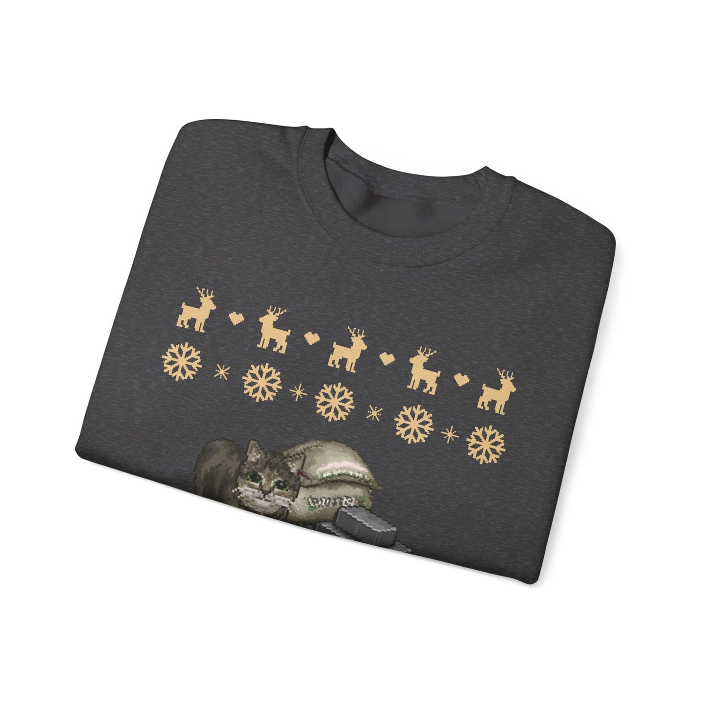 I Eat Cement Cat Christmas Jumper