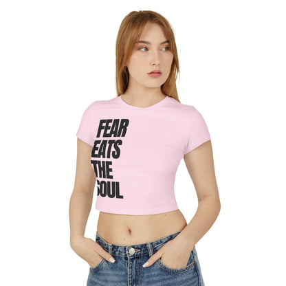 „Angst isst die Seele auf“ – Mutiges Baby-T-Shirt