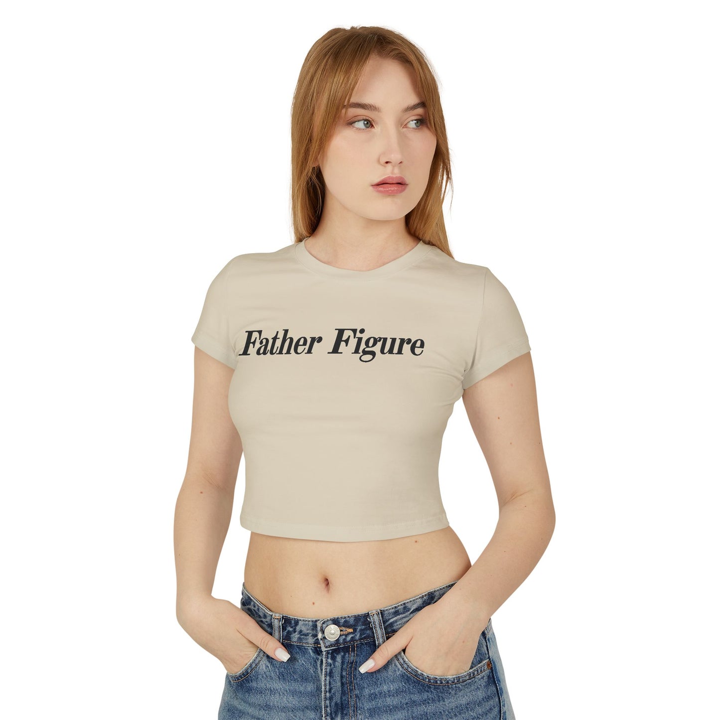 Camiseta corta de bebé para mujer Father Figure