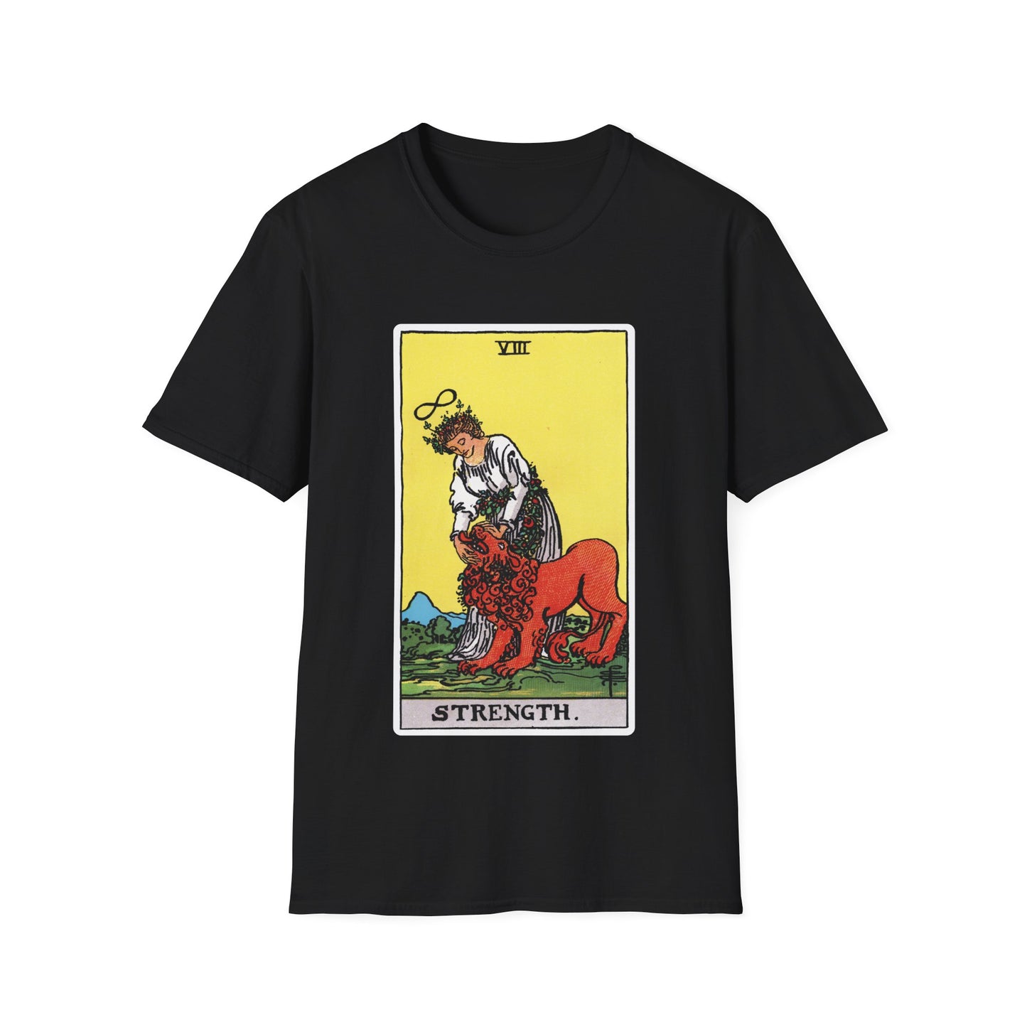Stärke Tarotkarten-T-Shirt