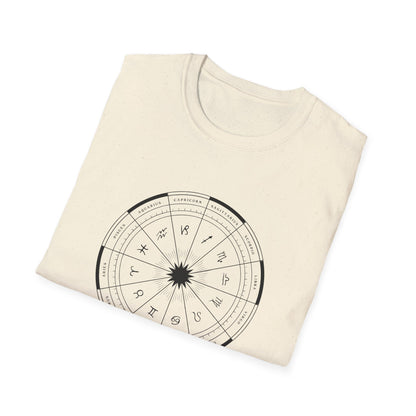 Minimalist Zodiac Wheel T-Shirt