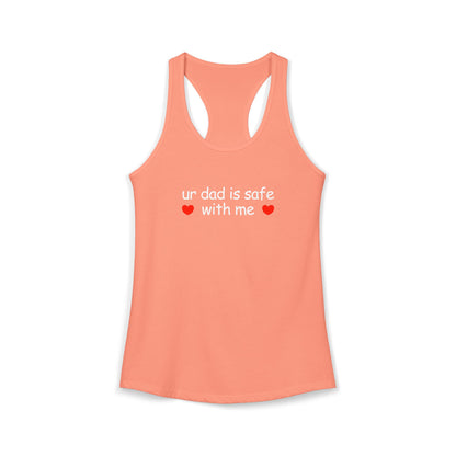 ur dad is safe with me Y2K Tank Top