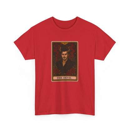 Mock Tarot Card "The Devil" (It's just a man...) Unisex T-Shirt