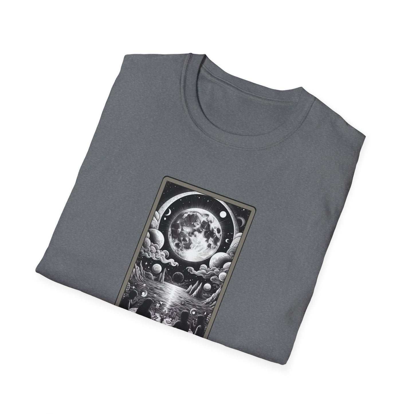 "The Moon" Tarot Card Graphic T-Shirt