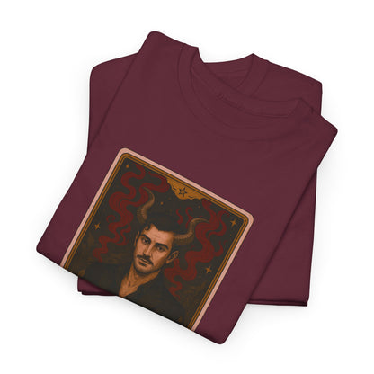 Mock Tarot Card "The Devil" (It's just a man...) Unisex T-Shirt