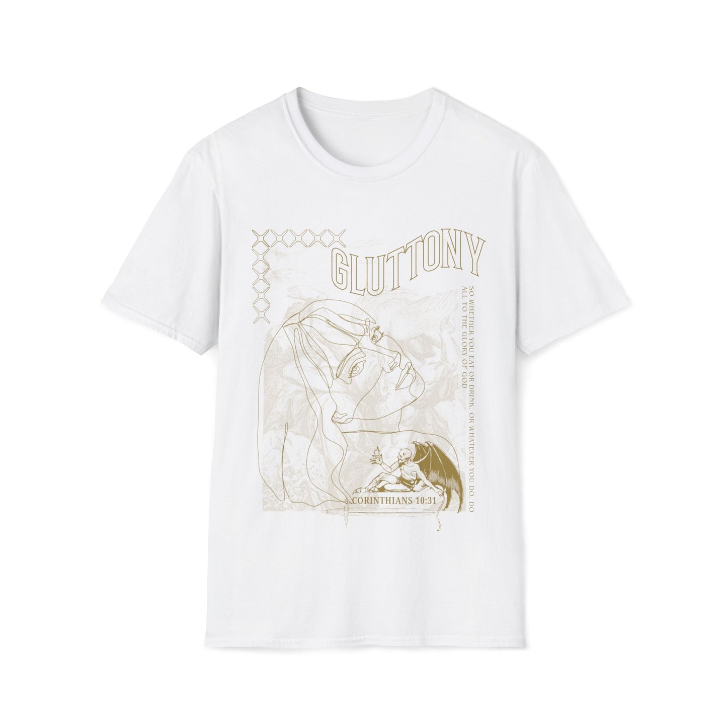 7 Todsünden Völlerei T-Shirt