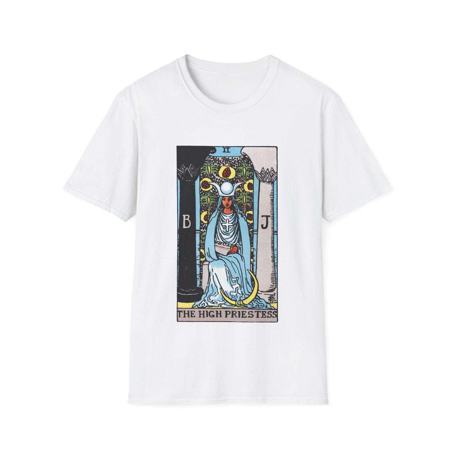 Camiseta de la Carta del Tarot La Suma Sacerdotisa