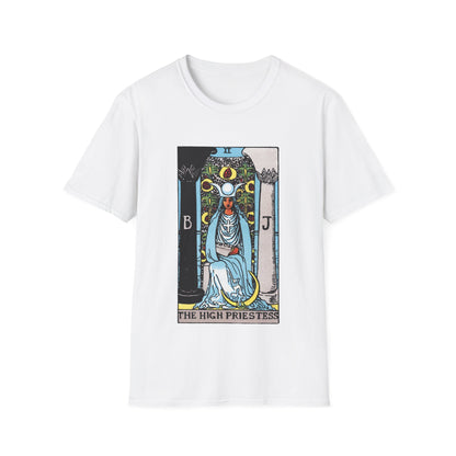 Camiseta de la Carta del Tarot La Suma Sacerdotisa