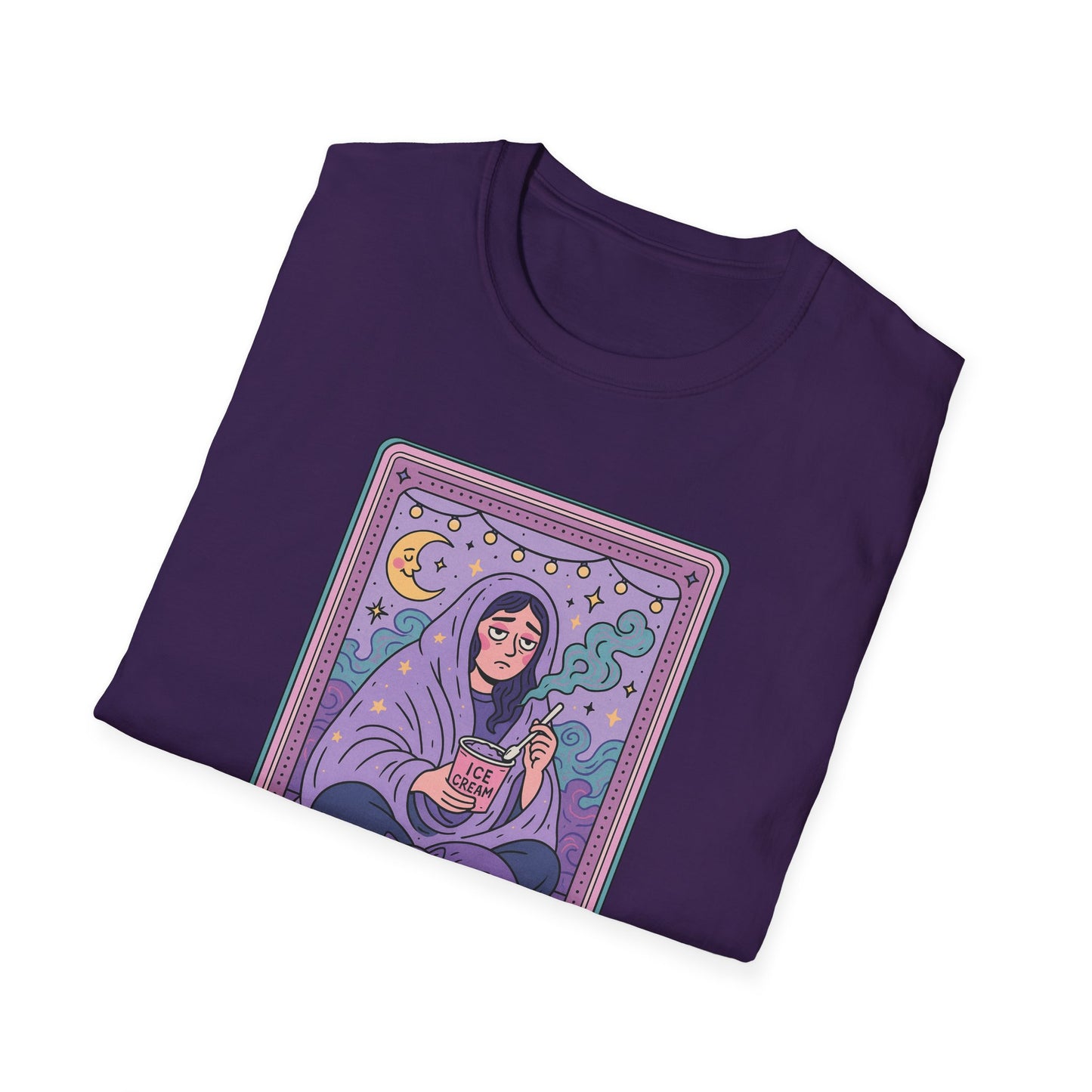 "The Hermit" Cartoon Tarot Card T-Shirt