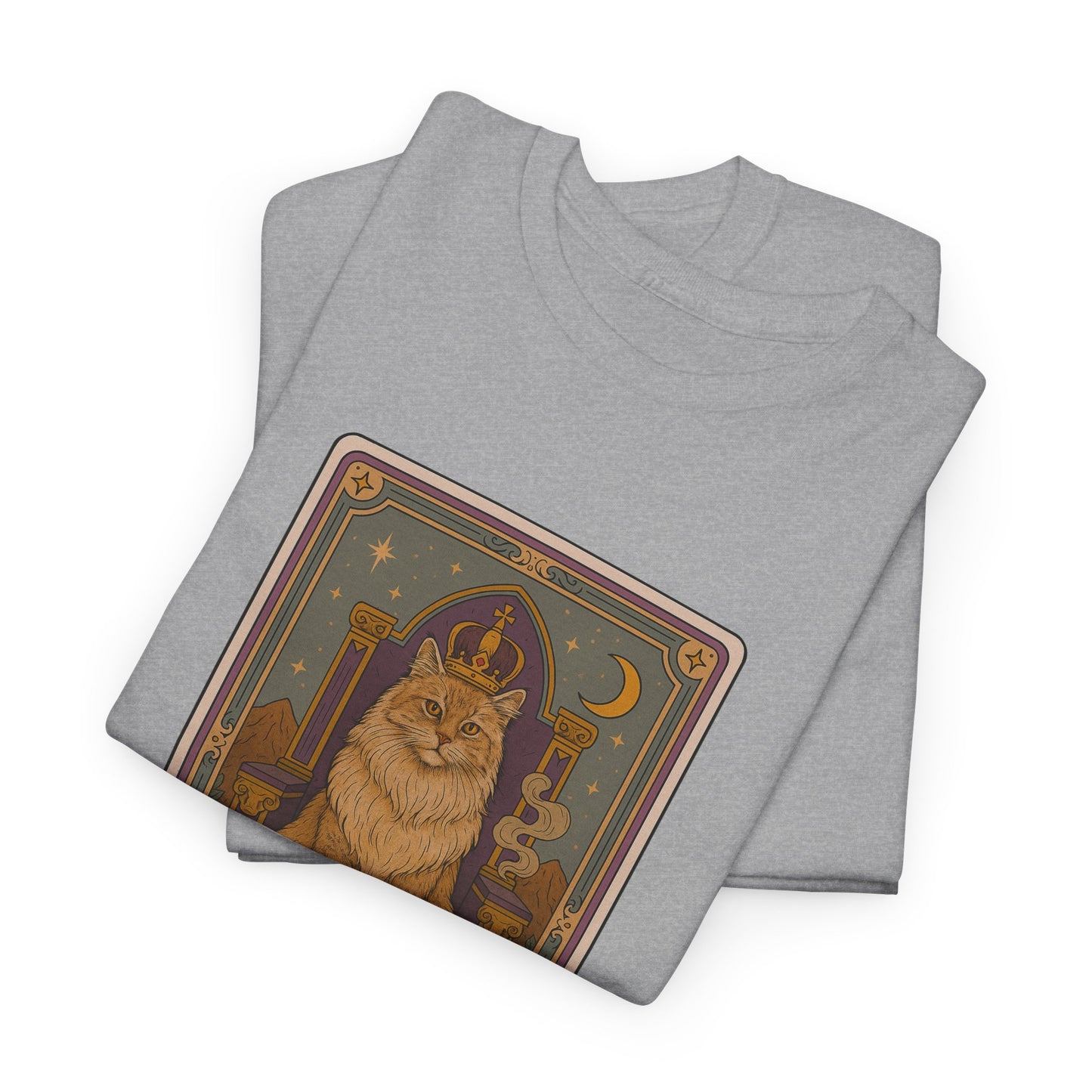 Mock Tarot Cards "The Emperor" Cat Unisex T-Shirt