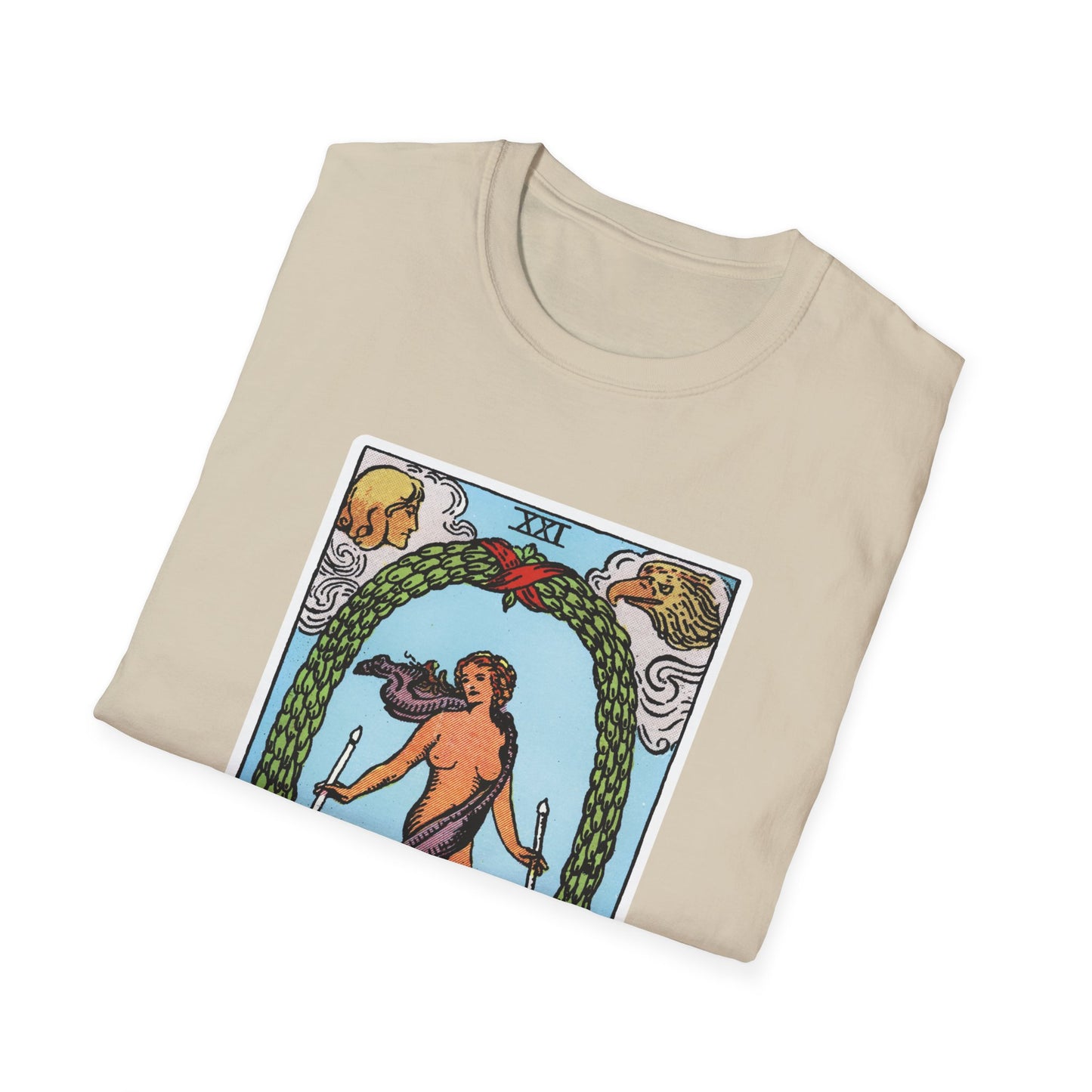 Das Welt Tarotkarten T-Shirt
