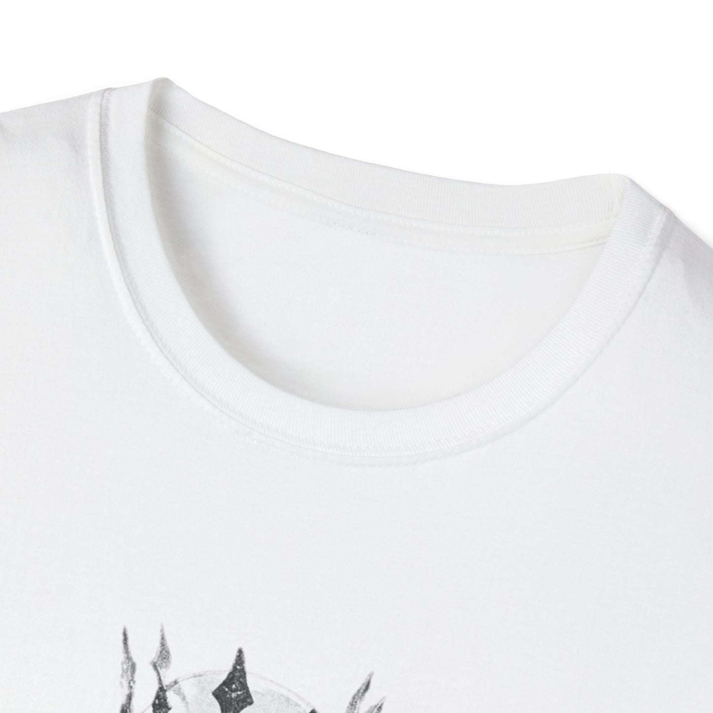 Gothic Chrome King Illustration T-Shirt