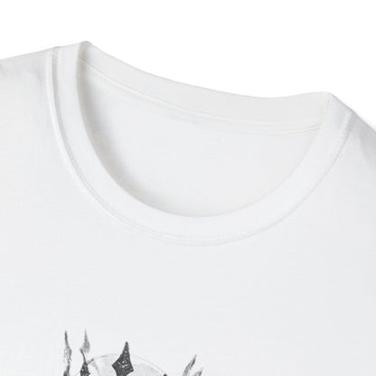 Gothic Chrome King Illustration T-Shirt