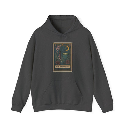Mock Tarot Card "The Breakfast" Vape and Matcha Unisex Hoodie